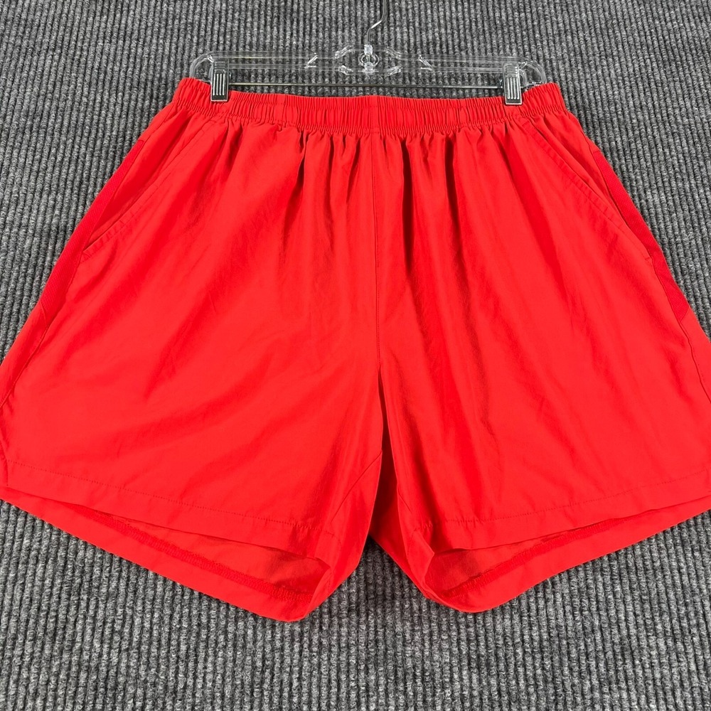 Mier Mens Shorts XL Extra Large Red Drawstring Running Pocket Activewear